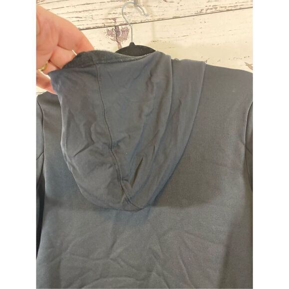 Under Armour Women's Armour Mixed Media ½ Zip Sweatshirt (Black/White) Size Smal - Picture 5 of 9